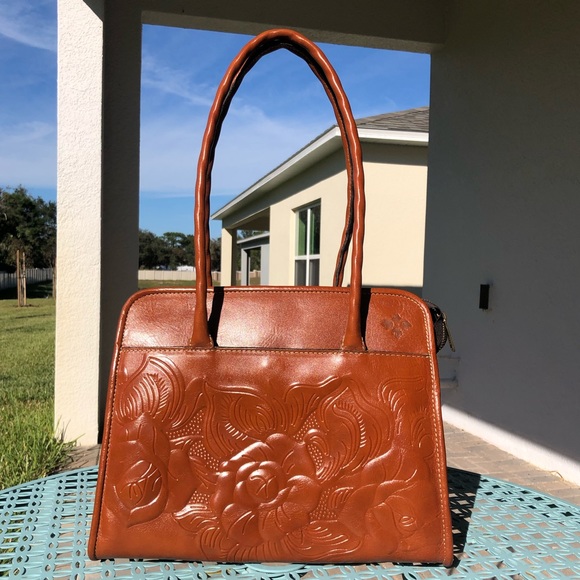 patricia nash large paris satchel